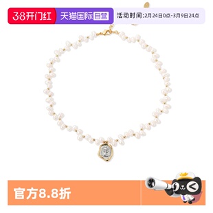 【自营】Amber Lollipop珍珠项链女许愿币轻奢小众锁骨链高级吊坠