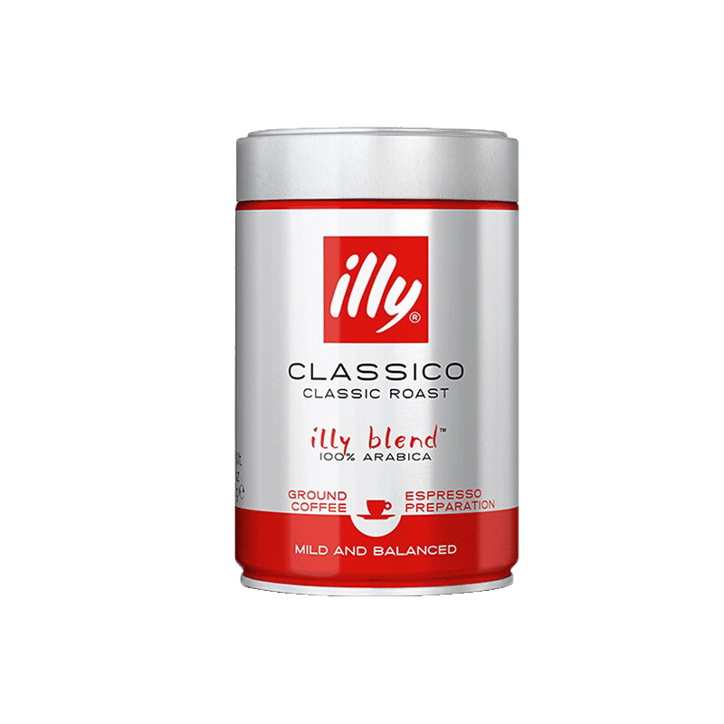 illy进口意利250g罐装烘焙咖啡粉
