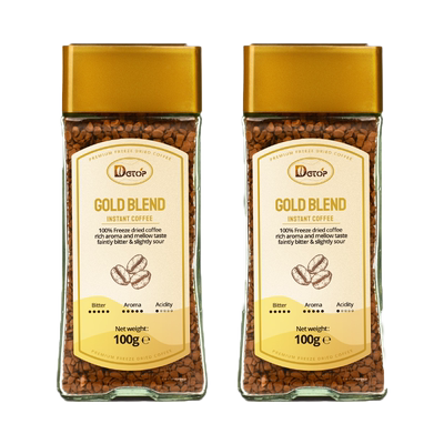 进口冻干黑咖啡100g*2瓶