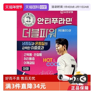 【自营】消炎镇痛·安提普拉敏冷热敷双效膏药贴6片韩国非久光贴