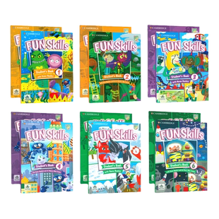 【自营】原版进口新版Fun Skills1-6级少儿英语真题集YLE等级考试一二三级官方备考书Cambridge English考试教材剑桥出版社