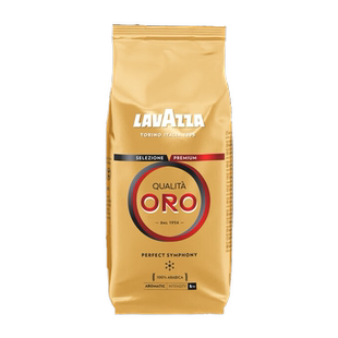 【自营】LAVAZZA拉瓦萨ORO欧罗金特浓咖啡豆500g中度烘焙阿拉比卡