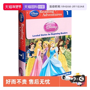 【自营】英文原版 儿童绘本Reading Adventures Disney Princess 迪士尼阅读大冒险套装10册 儿童启蒙学习 亲子互动学习