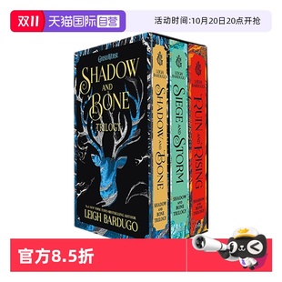 美版 自营 Bone 影与骨格里莎三部曲 奇幻小说 Shadow 英文原版 The 李巴杜格 and 太阳召唤暗黑再临毁灭新生 Trilogy
