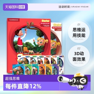 练习册附正版 自营 学生书 英式 minds 6级 starter superminds 发音少儿英语新版 第二版 英国剑桥原版 英音Super 激活码