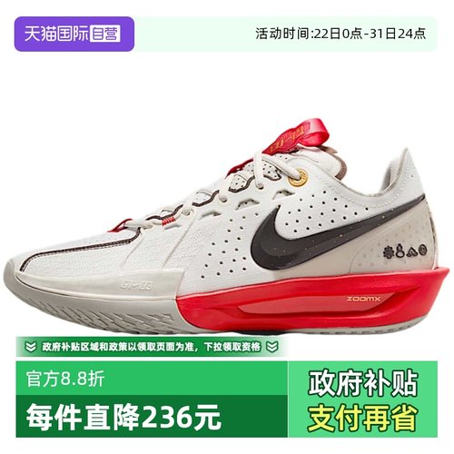 【自营】NIKE耐克男子灵蛇款迎新训练篮球鞋耐磨运动鞋HV5977-102