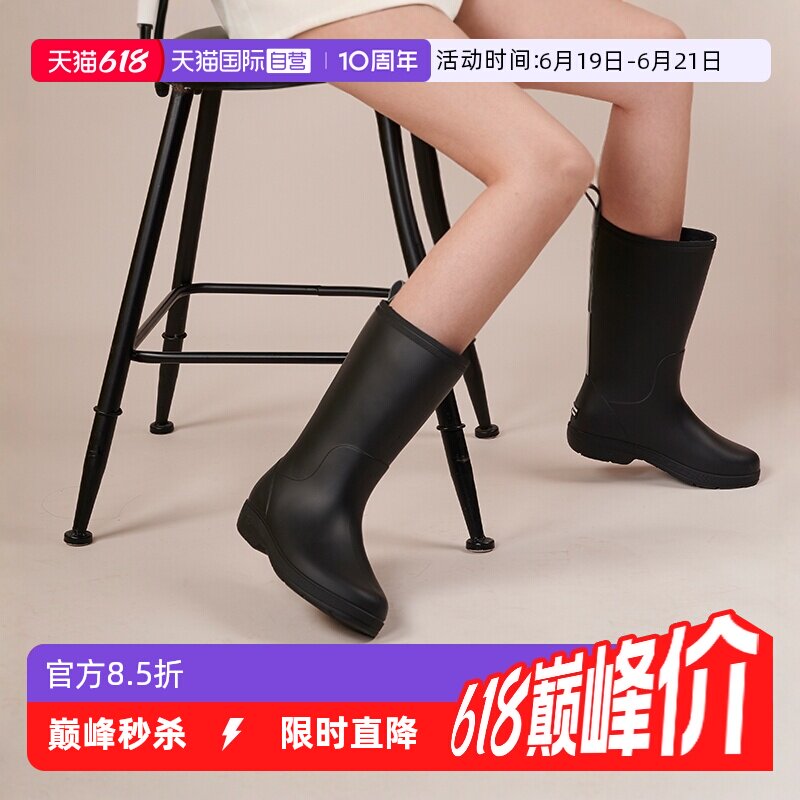CreatureHabits高筒女防滑雨鞋