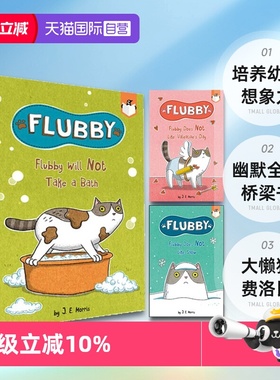 【自营】现货 英文原版 Penguin Workshop Bridge Books Flubby 6册 大懒猫费洛比 培养幼儿想象力 幽默全彩桥梁书J. E. Morris
