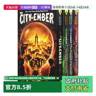 【自营】微光城市4本套装 The City of Ember Complete Boxed Set Jeanne DuPrau 英文原版 魔幻奇幻小说