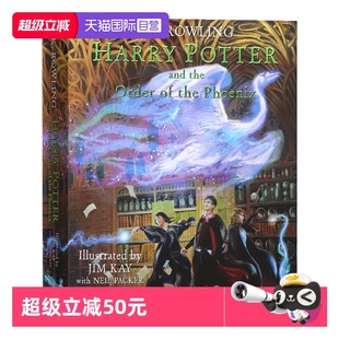 哈利波特与凤凰社 精装 自营 第5部 JK罗琳 Order Harry 哈利波特英语原版 and 彩绘版 Potter Phoenix the