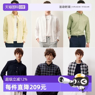 Polo 衬衫 自营 男款 翻领宽松商务休闲长袖 Marc 清仓 特价