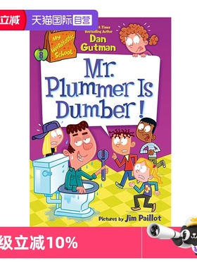 【自营】疯狂学校第六季 My Weirdtastic School #8: Mr. Plummer Is Dumber! 校园题材 学生初级章节桥梁书