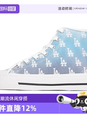 【自营】MLB女鞋春新款NY复古老花运动鞋满标板鞋3ACVCMM2N-07BLS