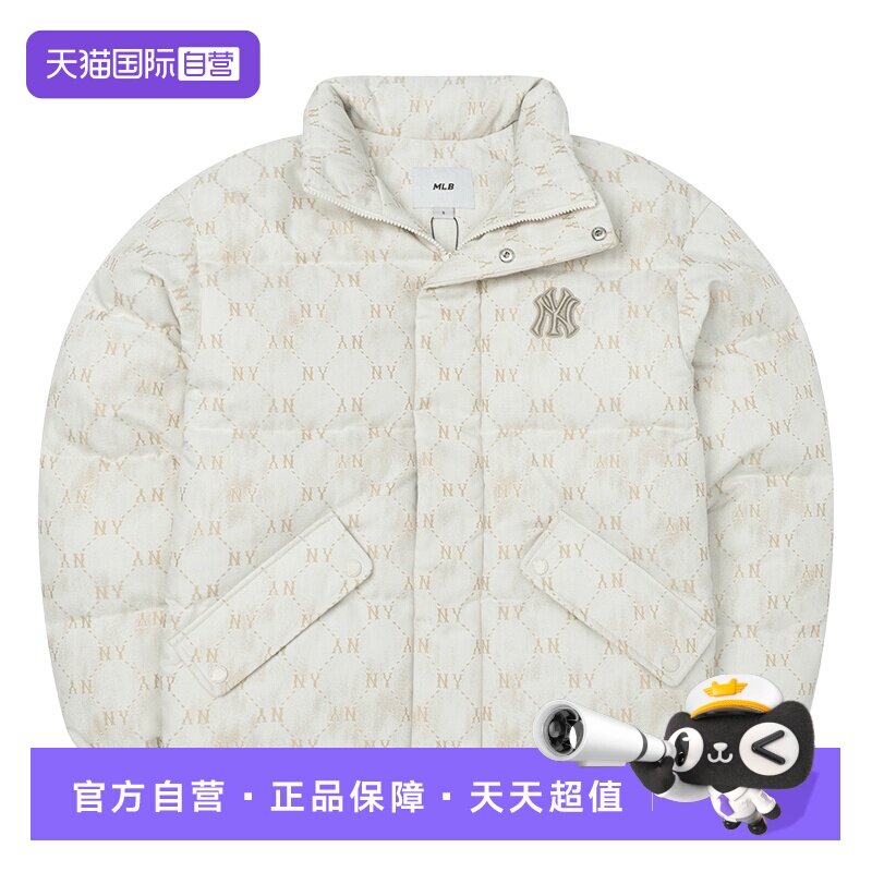 MLB羽绒服新款男女简约运动服