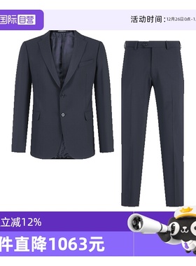 【自营】阿玛尼 EA 男士商务西装西裤长裤西服套装 E31VMB 01506