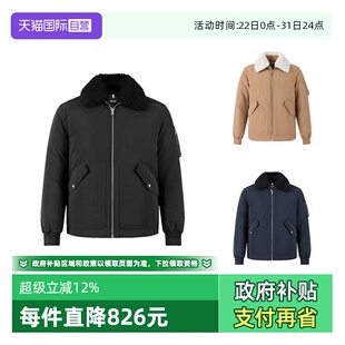 棉服夹克上衣外套 Boss雨果博斯男士 Hugo 50498199拉链 自营