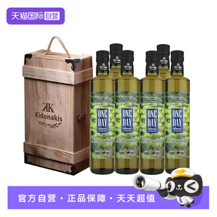 500ml食用油公司 kidonakis希腊高端特级初榨冷榨橄榄油6 自营