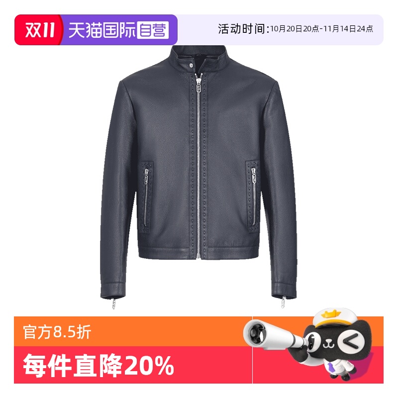 Fendi芬迪男士皮衣皮夹克