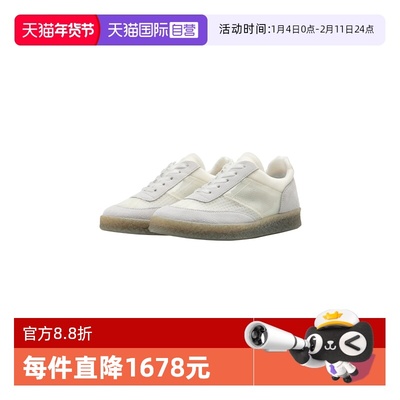 MM6时尚休闲牛皮革平底鞋