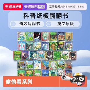 【自营】英文原版 Peep Inside 偷偷看里面系列 usborne出品 揭秘系列 童话系列 幼儿童早教启蒙益智翻翻洞洞书 尤斯伯恩 立体机关
