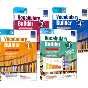 【自营】SAP Vocabulary Builder Secondary  Level 1-4 初中英语词汇建设 新加坡英语 词汇专项练习 初中英文教辅 英文原版进口