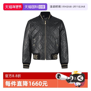 【自营】VJC范思哲男士羊皮飞行夹克皮衣上衣外套75GAVP06 CPPS3