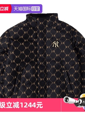 【自营】MLB羽绒服男女外套新款运动服老花保暖棉羽夹克3ADJM1046