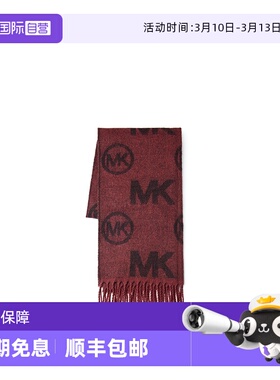 【自营】Michael KorsMK围巾围脖秋冬季保暖时尚印花539962T603