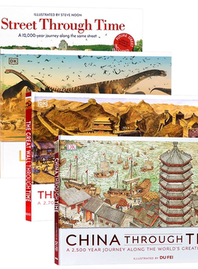 自营DK穿越时空的长城英文原版