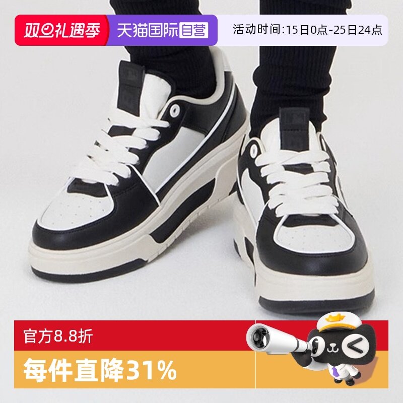 MLB男鞋女鞋新款厚底运动鞋板鞋