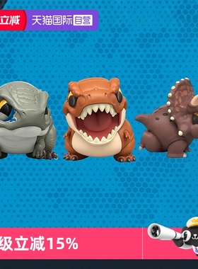 【自营】美泰侏罗纪世界萌宠电影主题迅猛龙暴龙手办过家家玩具