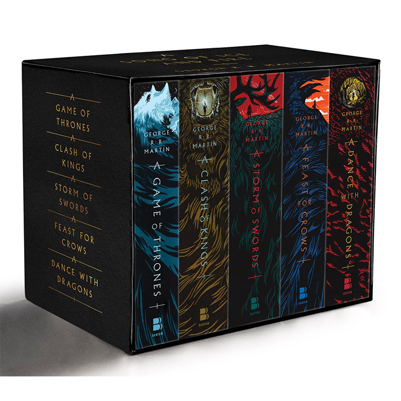 【自营】英文原版 A Song of Ice and Fire 冰与火之歌 Game of Thrones 权力的游戏 1-5全套 乔治马丁 美剧原著小说
