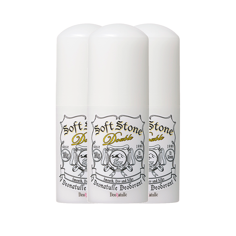 【自营】Deonatulle杜得乐经典清爽祛味止汗石20g*3干爽不粘消臭