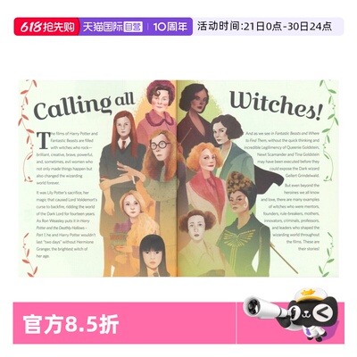 【自营】Harry Potter Wizarding World Calling All Witches! 哈利·波特 神奇动物 魔法世界女巫故事书 英语章节小说 英文原版