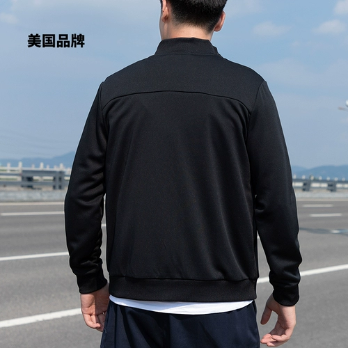 Трикотажная куртка, комфортный дышащий спортивный костюм, осенняя