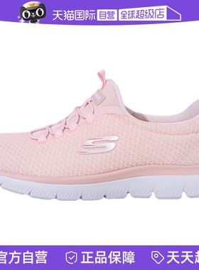 【自营】斯凯奇休闲鞋女一脚穿健步鞋透气训练鞋回弹运动鞋12980