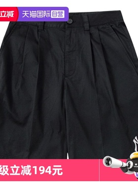 【自营】MLB短裤女裤黑色基础系列透气短裤运动训练短裤3FSMB0633