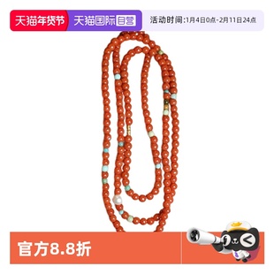 【自营】daisy beauty满色满肉南红小米珠多圈手链绿松石珍珠手串