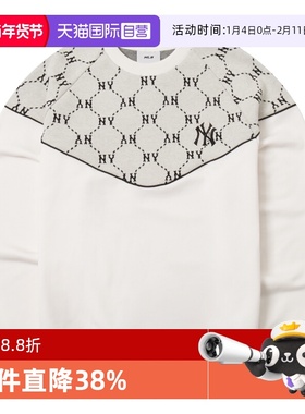 【自营】MLB美职棒男装女装时尚潮流卫衣休闲老花套头衫3AMTM1144