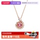 百搭潮流小众项链红色金色银色 施华洛世奇时尚 自营 Swarovski