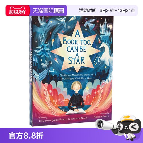 【自营】英文原版 A Book, Too, Can Be a Star 马德琳·恩格尔的故事和时间的皱纹 22年10月新品