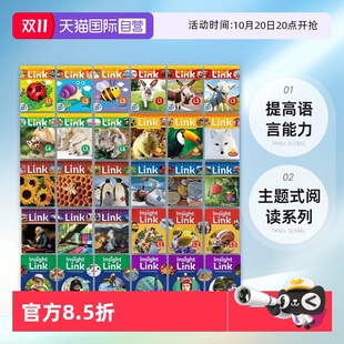 Insight starter 自营 进口少儿英语跨学科综合阅读Easy 英语STEAM蓝思阅读教材 Subject 原版 Link 6级