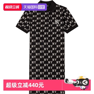 经典 MLB连衣裙女士新款 复古老花长裙休闲运动裙3FOPM0143 自营