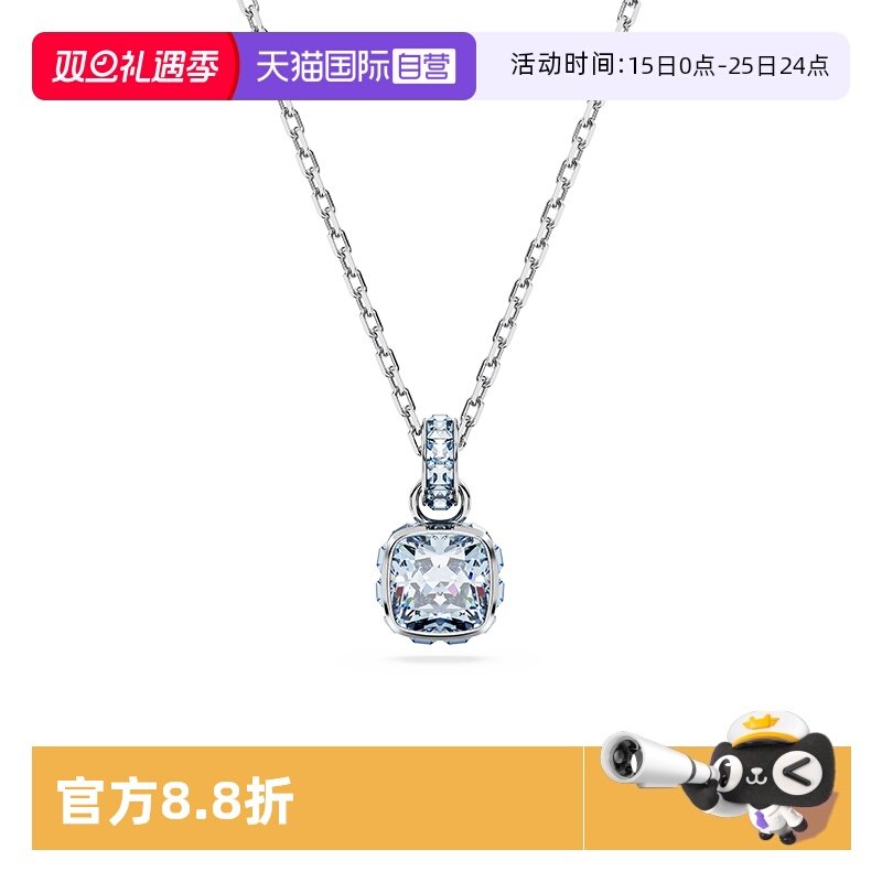 【自营】Swarovski/施华洛世奇生日石项链生辰石吊坠锁骨链饰品