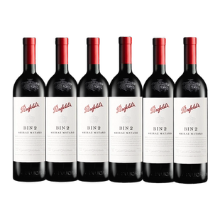 【自营】澳大利亚奔富BIN2设拉子玛塔罗干红木塞跨境*6Penfolds