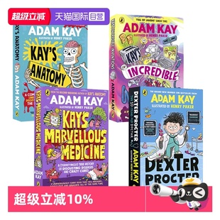【自营】Adam Kay 4册 凯的儿科医生 凯的神奇发现 凯的神奇医学 凯的解剖学 英文原版 Kay's Incredible Inventions幽默科普