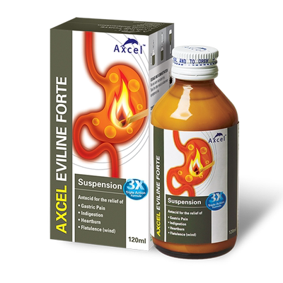 【自营】Axcel中和胃酸悬浮液120ml缓解胃酸过多胃痛烧心口服