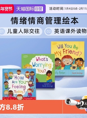 【自营】Molly Potter what's worrying you will you be my friend 儿童人际交往情绪情商管理绘本 英语课外读物英文原版进口图书