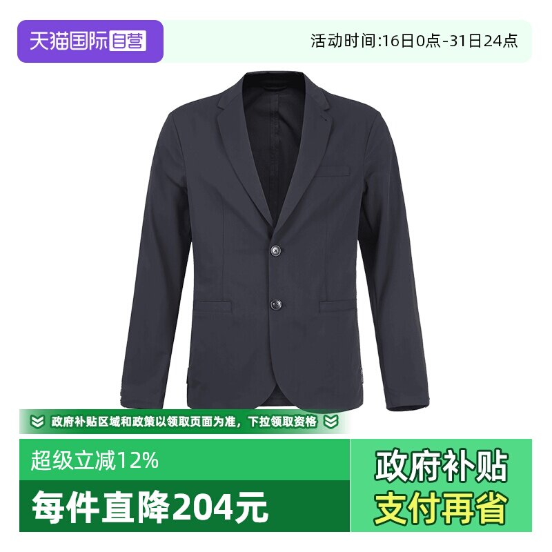【自营】AX阿玛尼 春夏款男士休闲商务西服西装外套 8NZG49 ZNYZZ