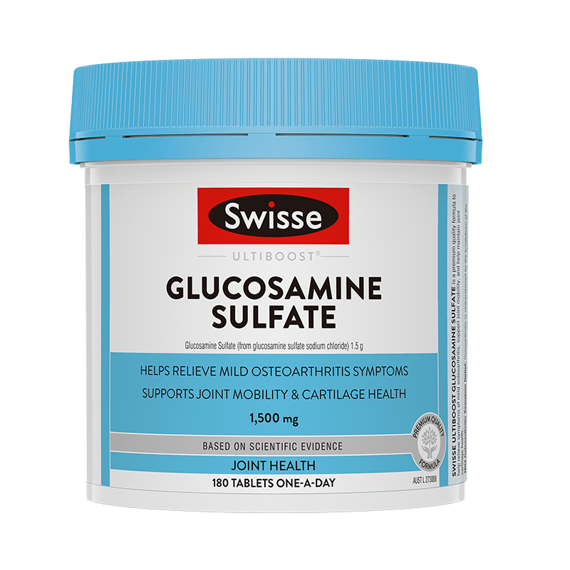 【自营】【会员专享】swisse 葡萄糖胺糖维骨力180粒软骨关节钙片